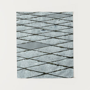 Tenture Revêtement en béton gris