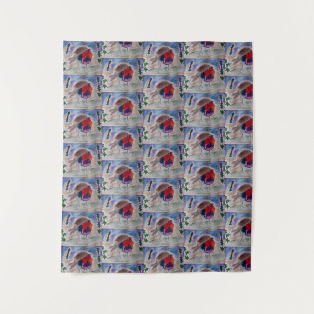 Tenture Robin de Noël (Devant)