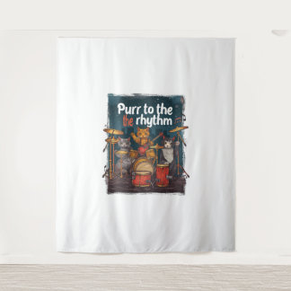 Tenture Rockin' Cat Band