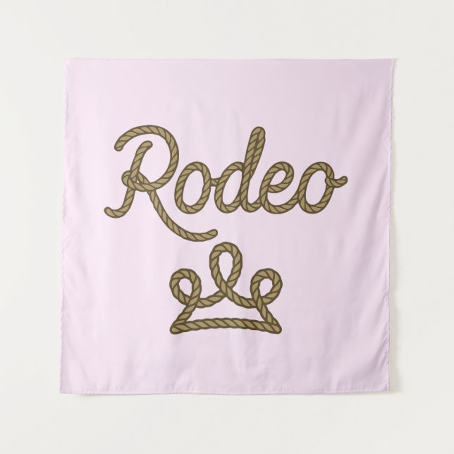 Tenture Rodeo Princess Pays Ouest Tiara Crown (Devant)