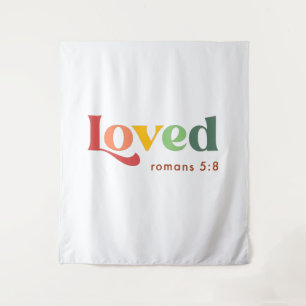 Tenture Romain aimé 5:8 Verse de la Bible 