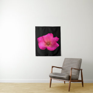 Tenture Rose Rose Pink au stylo-feutre Original Art
