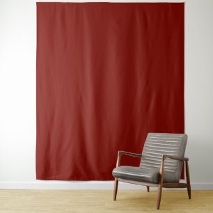 Tenture Rouge grange (couleur solide)