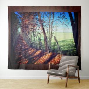 Tenture Route de la campagne" Paysage d'art raffiné Imprim