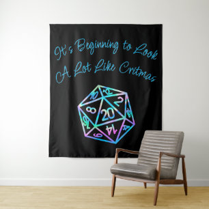 Tenture RPG Critmas   Holo Retro Tabletop Role Player Dice
