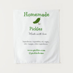 Tenture Sachets maison faits avec amour ajouter texte site