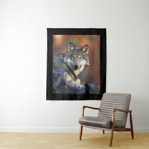 Tenture Sagesse du loup