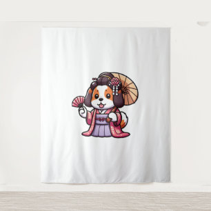 Tenture Saint Bernard Dog Kimono