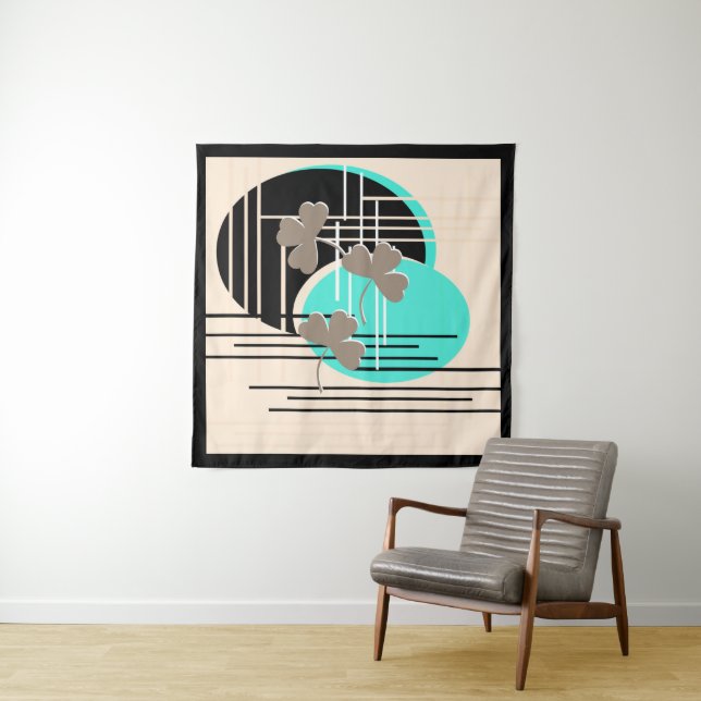 Tenture Saint Patrick, abstraction (En situation)