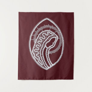 Tenture Sainte Vierge Marie, dentelle