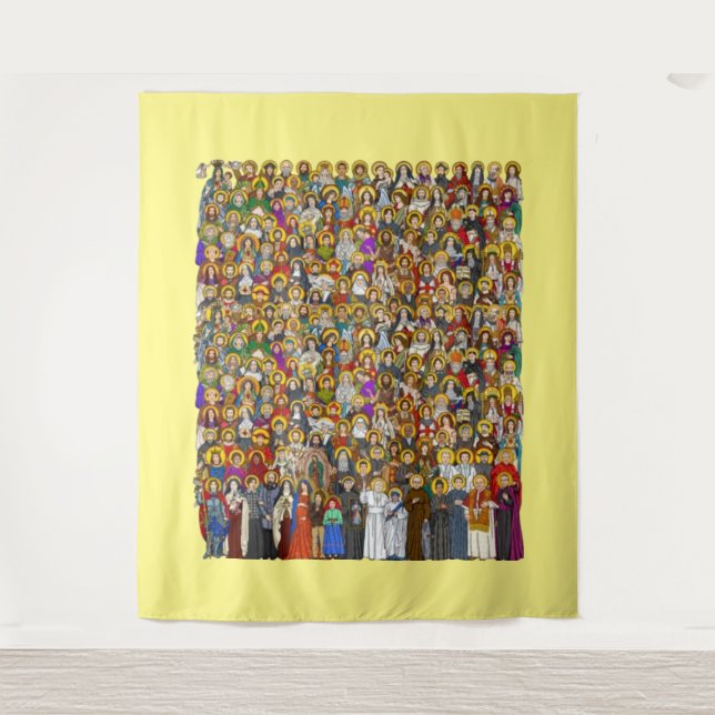 Tenture Saints, All saints, Catholic Saints (Devant)