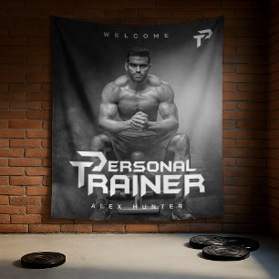 Tenture Salle De Fitness De L'Entraîneur Personnel Personn