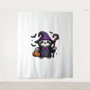 Tenture Scary Halloween Sloth Witch Costume Casquette Mer