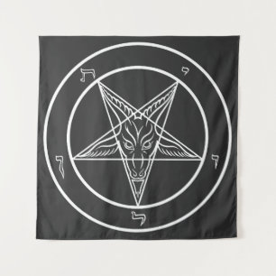 Tenture Sceau de Baphomet CoS