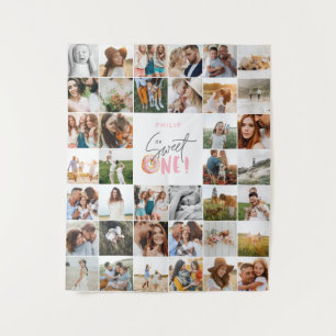 Tenture Scénario multi-photo moderne pour 50e anniversaire