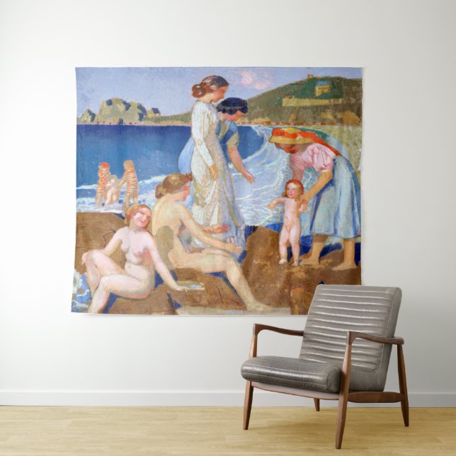 Tenture Sea Bathing, Maurice Denis (En situation (horizontale))