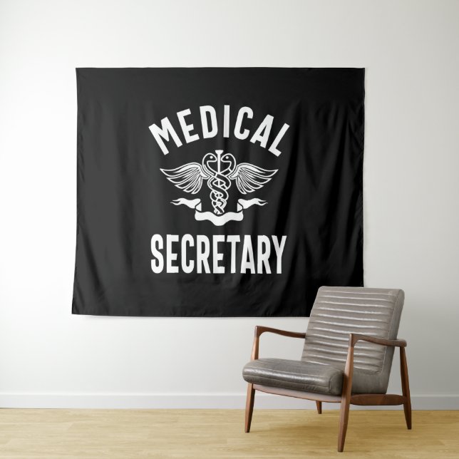Tenture Secrétaire Médicale Titre du poste Cadeau (En situation (horizontale))