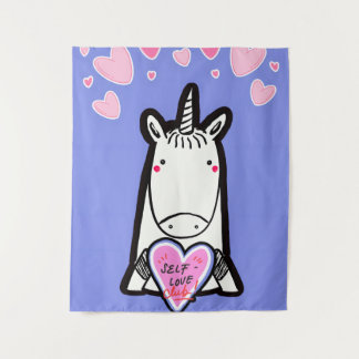 Tenture Self-Love Unicorn