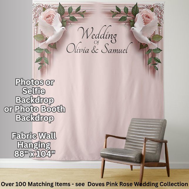 Tenture Selfie or Photo-Booth Backdrop Fabric Wall-hanging (Créateur téléchargé)