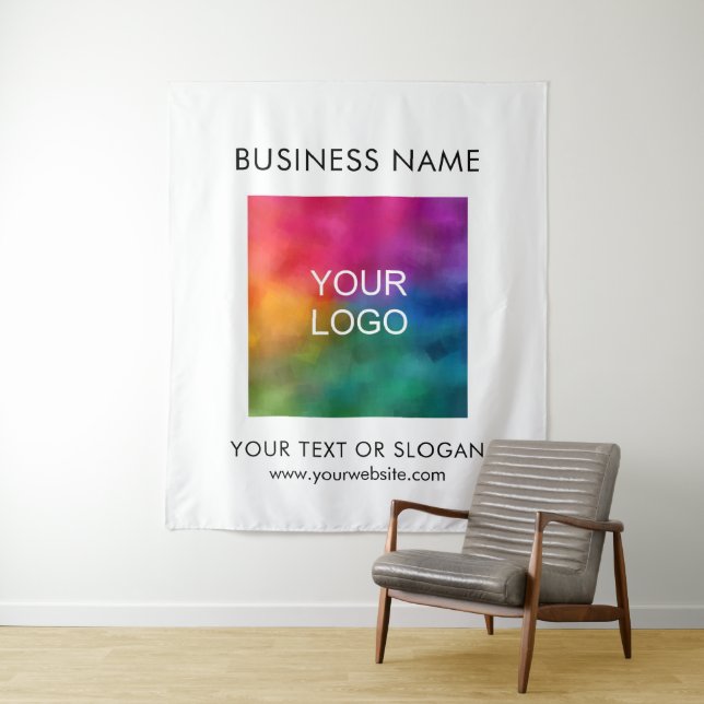 Tenture Séminaire de réception du logo d'entreprise person (En situation)