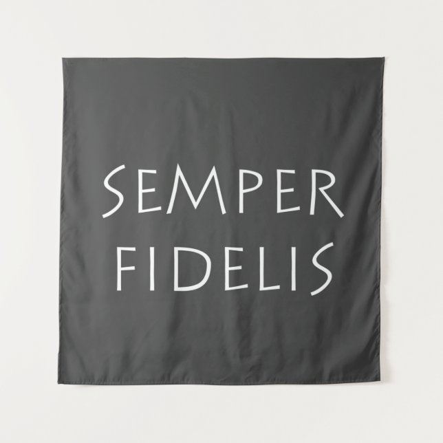 Tenture Semper Fidelis (Devant)