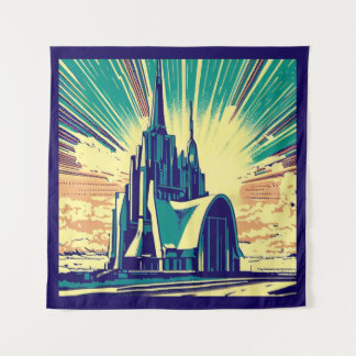 Tenture SF Église futuriste 3