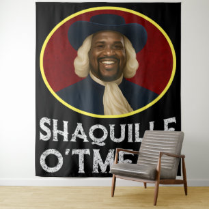 Tenture Shaquille d'avoine Mème drôle