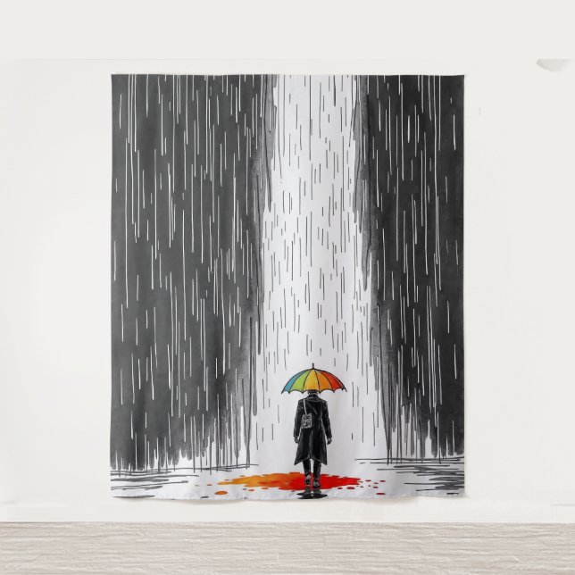 Tenture “Shelter in Color” (Devant)