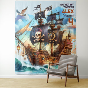 Tenture Shiver My Timbers Pirate Thème
