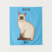 Siamese cat cartoon