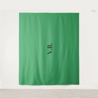 Tenture Simple couleur unie ajouter nom texte monogramme