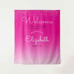 Tenture Simple Minimaliste Mignon Féminin Rose Blanc Calli