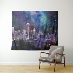 Tenture Skyline Spacey Seattle