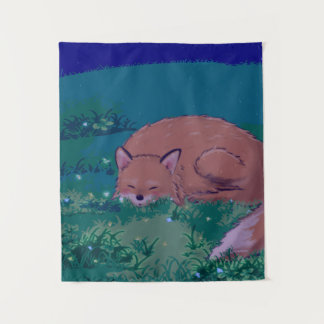Tenture Sleeping Fox Tapestry