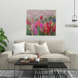 Tenture Snapdragon Coloré Jardin Floral