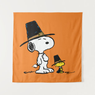 Tenture Snoopy & Woodstock Pilgrim