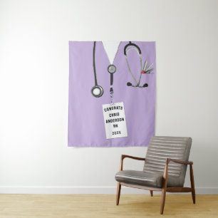 Tenture Soins infirmiers de l'école Parti de graduation