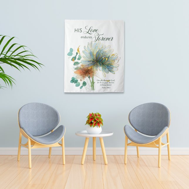 Tenture Son Amour Endure Pour Toute Écriture Blanche (Créateur téléchargé)