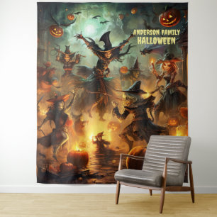Tenture Sorcières effrayantes d'Halloween suspendues