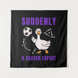 Tenture Soudain un expert de football
