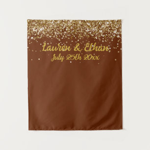 Tenture Stand de photo de mariage personnalisé en chocolat