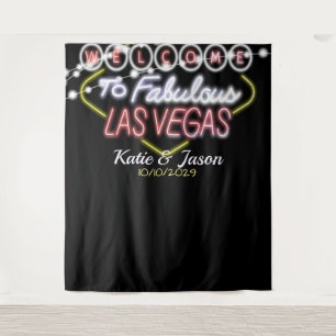 Tenture Stand de photomaton de mariage à Las Vegas
