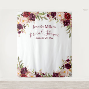 Tenture Stand de photomaton de mariage personnalisé avec d
