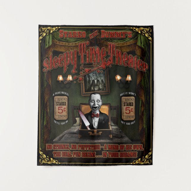 Tenture Starko, la bannière de l'eshow factice (Devant)