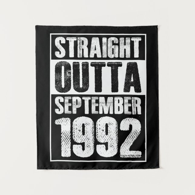 Tenture Straight Outta 29e anniversaire de 1992 (Devant)