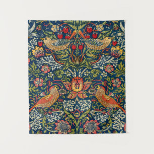 Tenture Strawberry Thief, Dots d'après William Morris