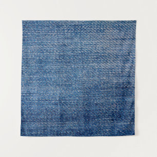 Tenture Structure en denim tissu Jeans bleu