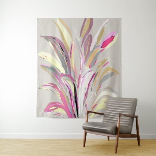 Tenture Style d'art vectoriel Plante tropical Abstrait