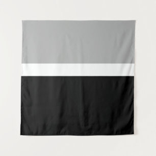 Tenture Style de couleur gris blanc noir