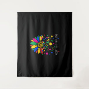 Tenture Sunflower Accepter Comprendre l'Amour Monde Autism